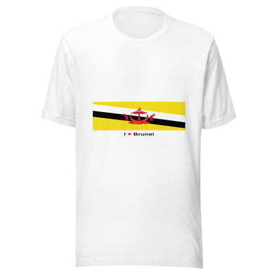 Statement Flag Shirts - Collection 2 Brunei / S / White
