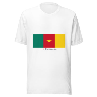 Statement Flag Shirts - Collection 2 Cameroon / S / White