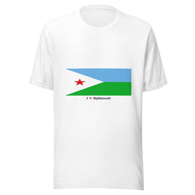 Statement Flag Shirts - Collection 3 Djibouti / S / White