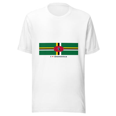 Statement Flag Shirts - Collection 3 Dominica / S / White