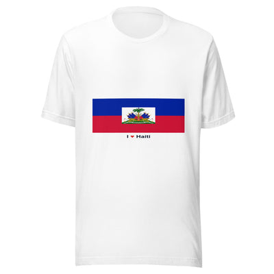 Statement Flag Shirts - Collection 4 Haiti / S / White