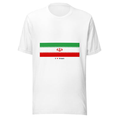Statement Flag Shirts - Collection 4 Iran / S / White