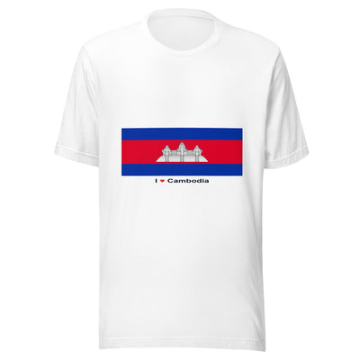 Statement Flag Shirts - Collection 5 Cambodia / S / White