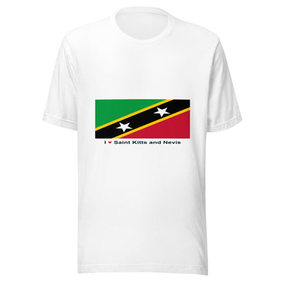 Statement Flag Shirts - Collection 5 Saint Kitts and Nevis / S / White