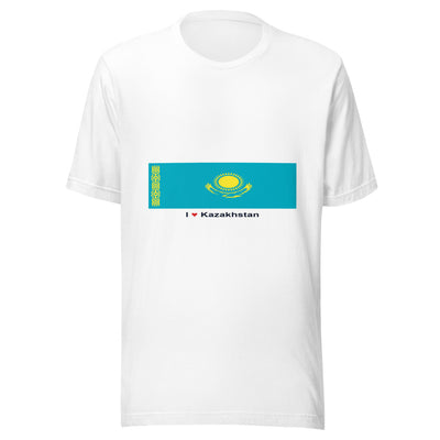 Statement Flag Shirts - Collection 5 Kazakhstan / S / White