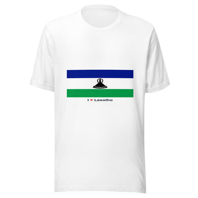 Statement Flag Shirts - Collection 6 Lesotho / S / White