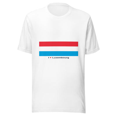 Statement Flag Shirts - Collection 6 Luxembourg / S / White