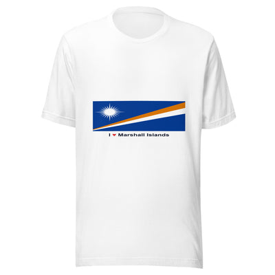 Statement Flag Shirts - Collection 6 Marshall Islands / S / White