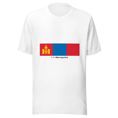 Statement Flag Shirts - Collection 6 Mongolia / S / White