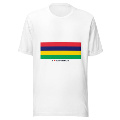 Statement Flag Shirts - Collection 6 Mauritius / S / White