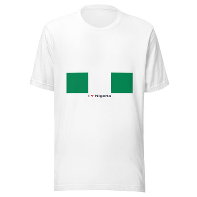 Statement Flag Shirts - Collection 7 Nigeria / S / White