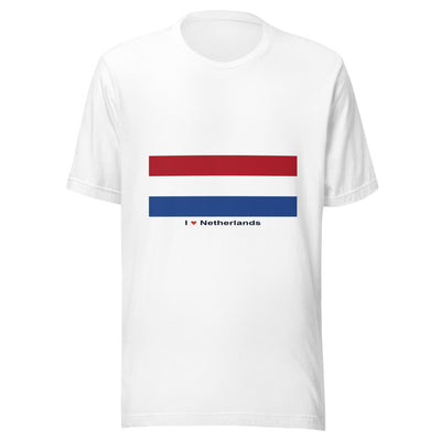Statement Flag Shirts - Collection 7 Netherlands / S / White