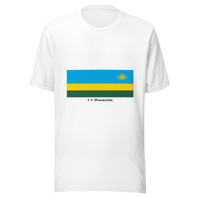 Statement Flag Shirts - Collection 8 Rwanda / S / White