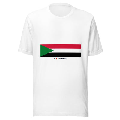 Statement Flag Shirts - Collection 8 Sudan / S / White