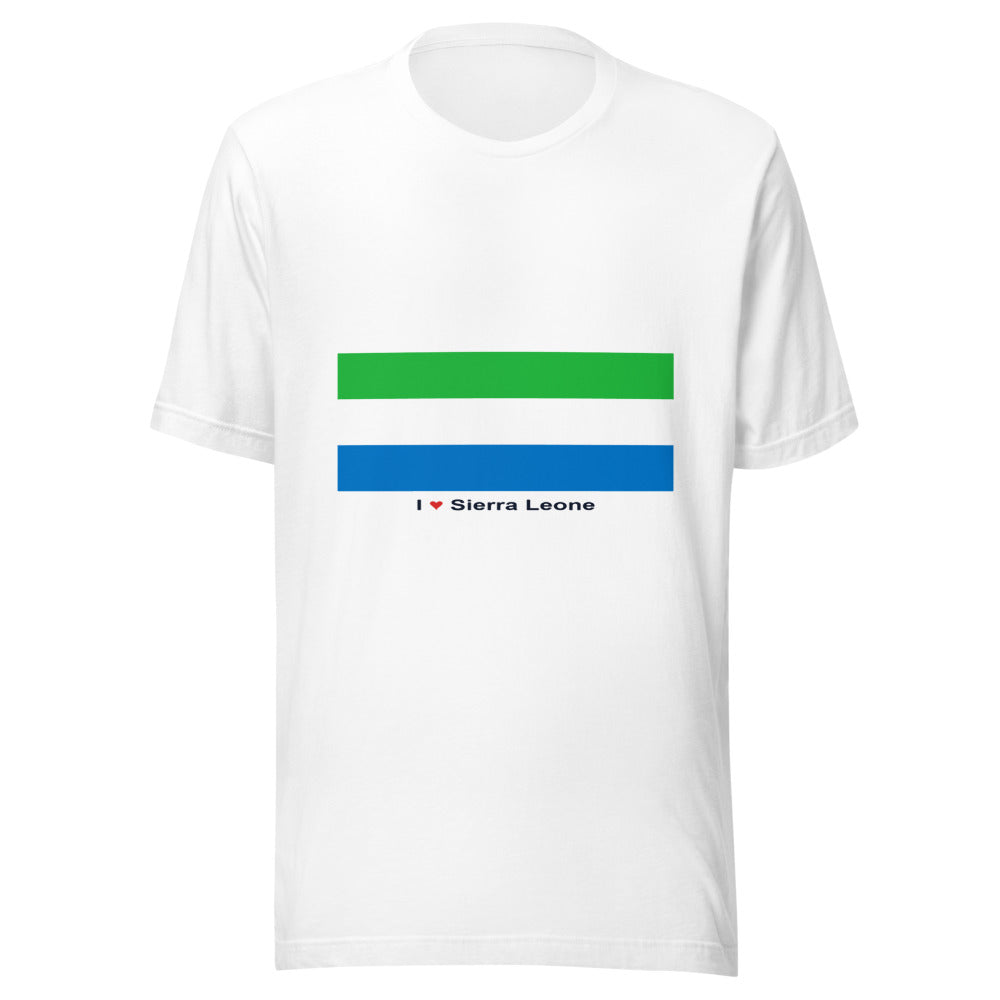 Statement Flag Shirts - Collection 8 Sierra Leone