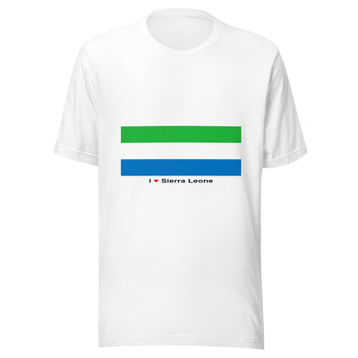 Statement Flag Shirts - Collection 8 Sierra Leone / S / White