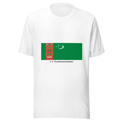 Statement Flag Shirts - Collection 9 Turkmenistan / S / White