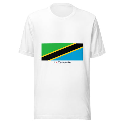Statement Flag Shirts - Collection 9 Tanzania / S / White