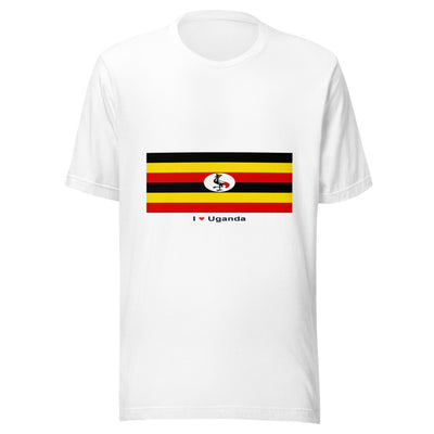 Statement Flag Shirts - Collection 9 Uganda / S / White