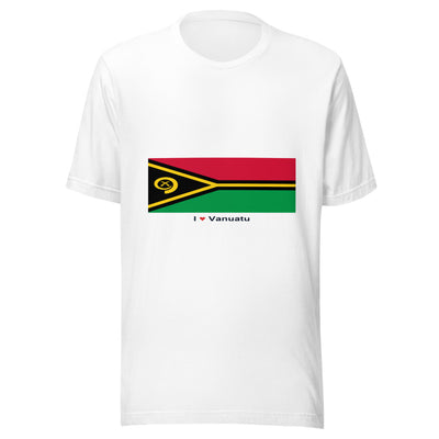Statement Flag Shirts - Collection 10 Vanuatu / S / White