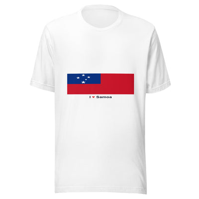 Statement Flag Shirts - Collection 10 Samoa / S / White