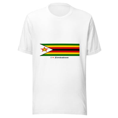 Statement Flag Shirts - Collection 10 Zimbabwe / S / White
