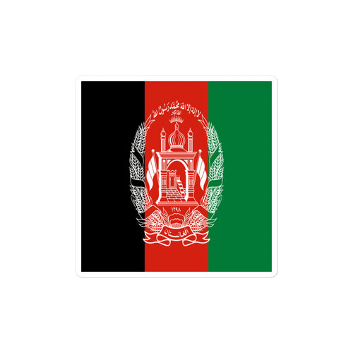 National Flag Stickers - Collection 1 Afghanistan / 2x2 / Satin