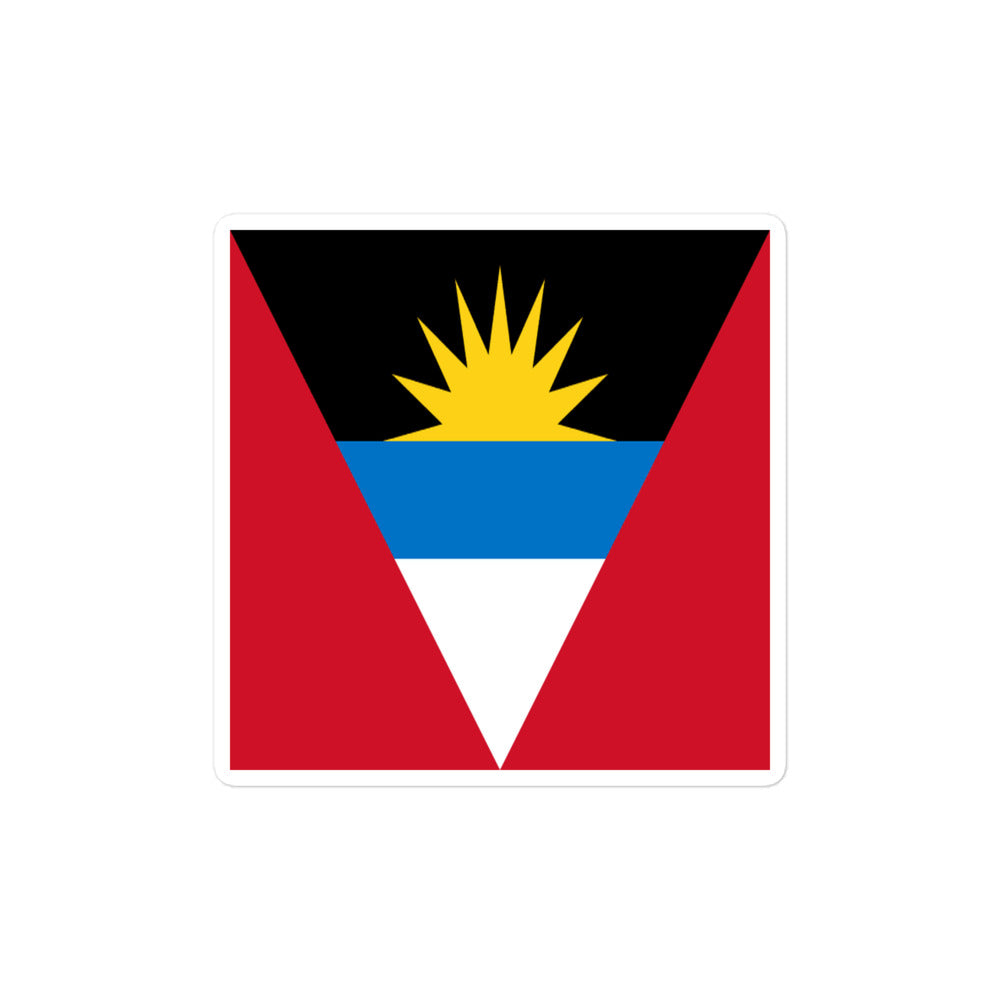 National Flag Stickers - Collection 1 Antigua & Barbuda sticker-4x4