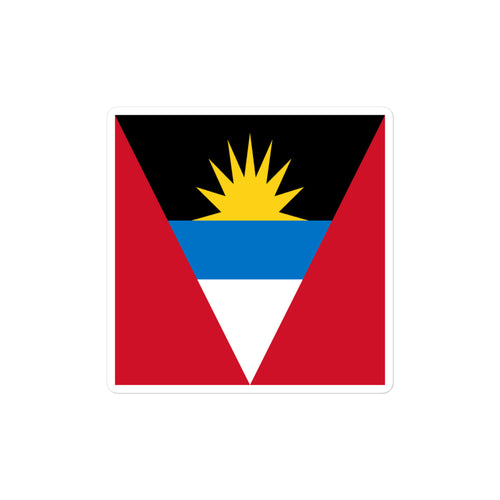 National Flag Stickers - Collection 1 Antigua & Barbuda / 2x2 / Satin