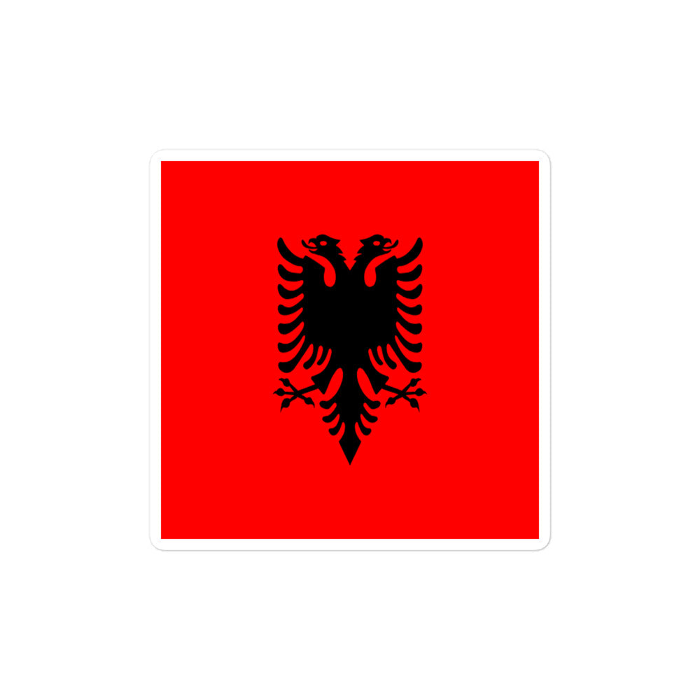 National Flag Stickers - Collection 1 Albania sticker-4x4