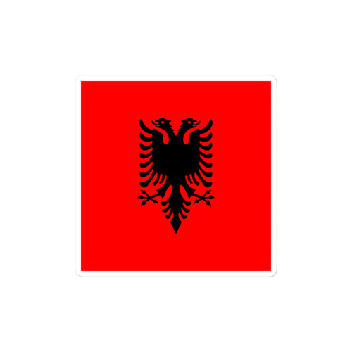 National Flag Stickers - Collection 1 Albania / 2x2 / Satin