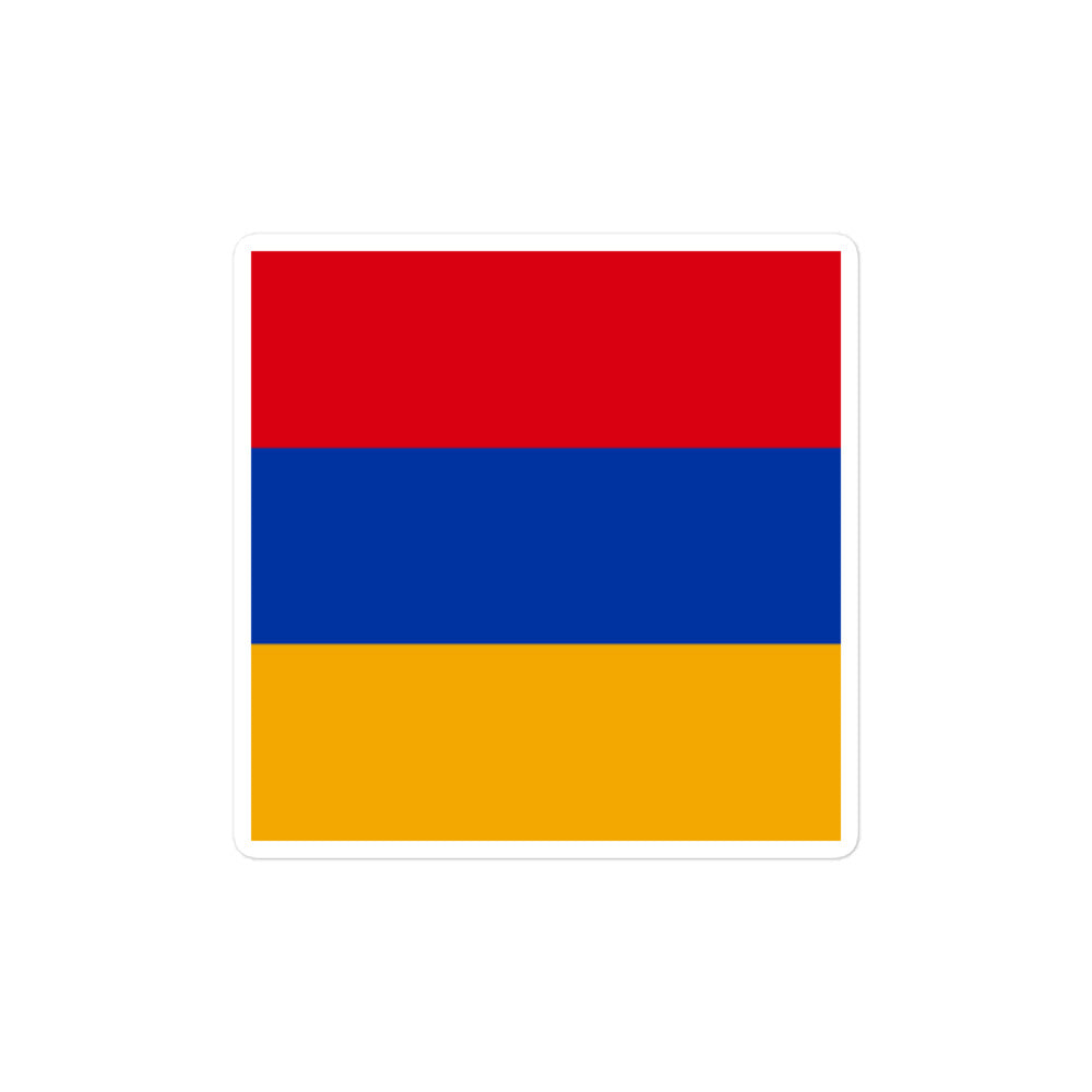 National Flag Stickers - Collection 1 Armenia sticker-4x4