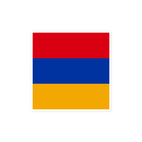 National Flag Stickers - Collection 1 Armenia / 2x2 / Satin