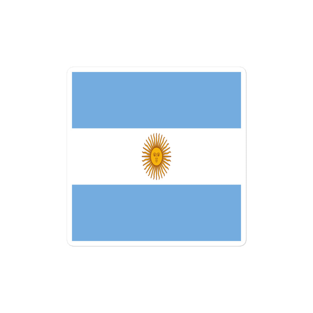 National Flag Stickers - Collection 1 Argentina sticker-4x4