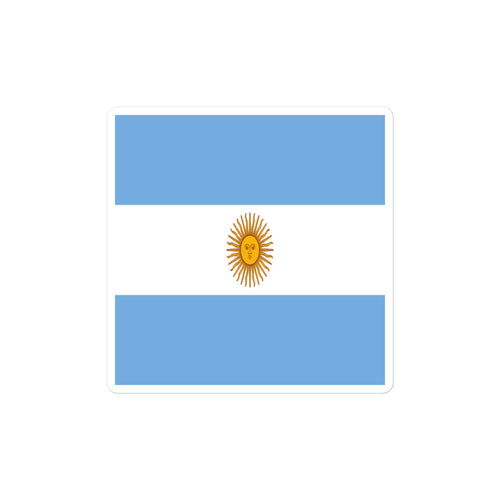National Flag Stickers - Collection 1 Argentina / 2x2 / Satin