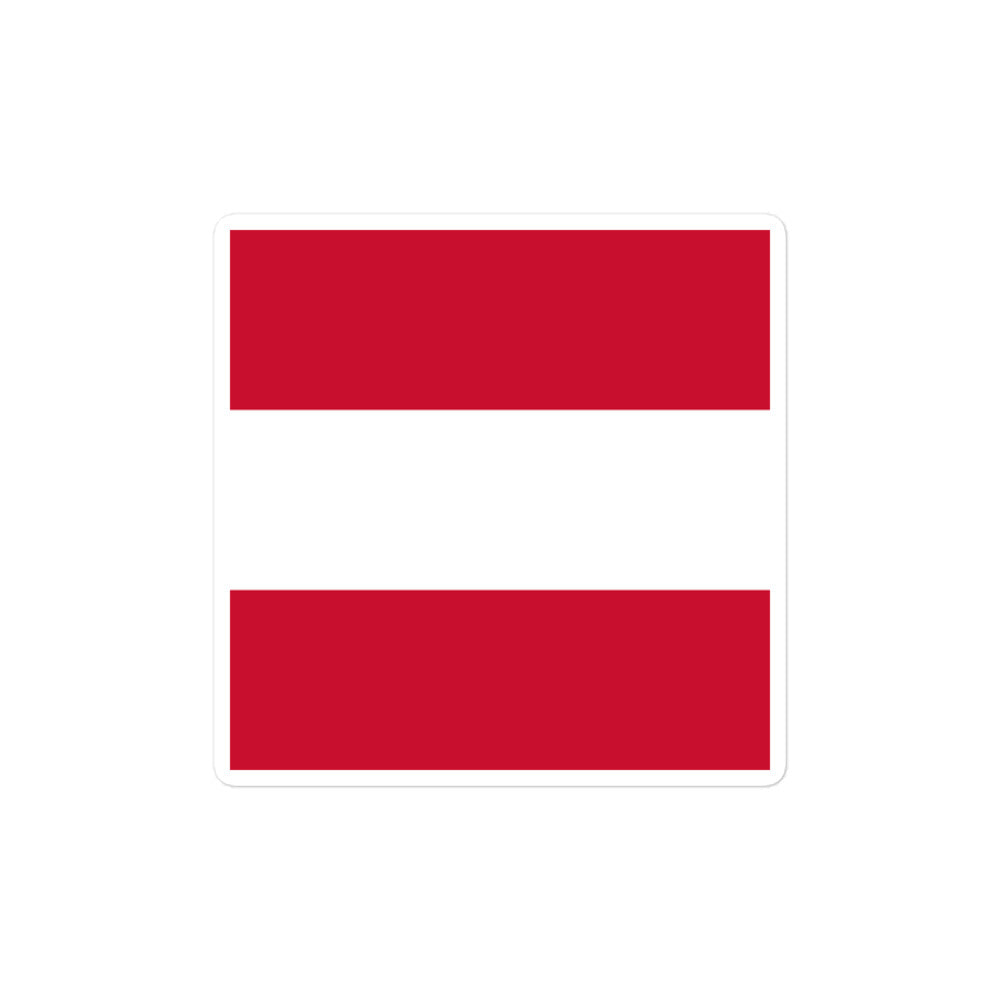 National Flag Stickers - Collection 1 Austria sticker-4x4
