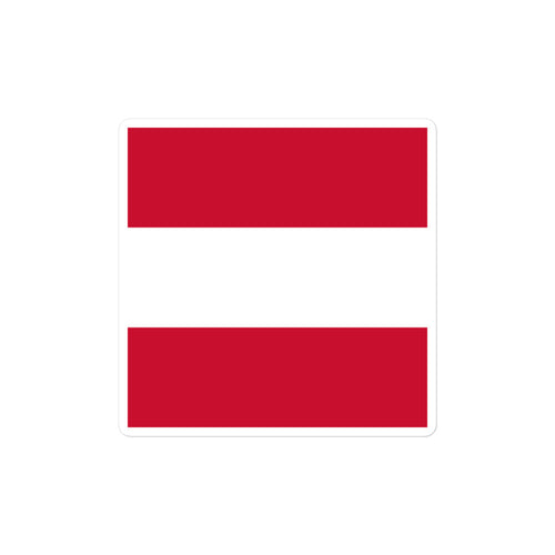 National Flag Stickers - Collection 1 Austria / 2x2 / Satin