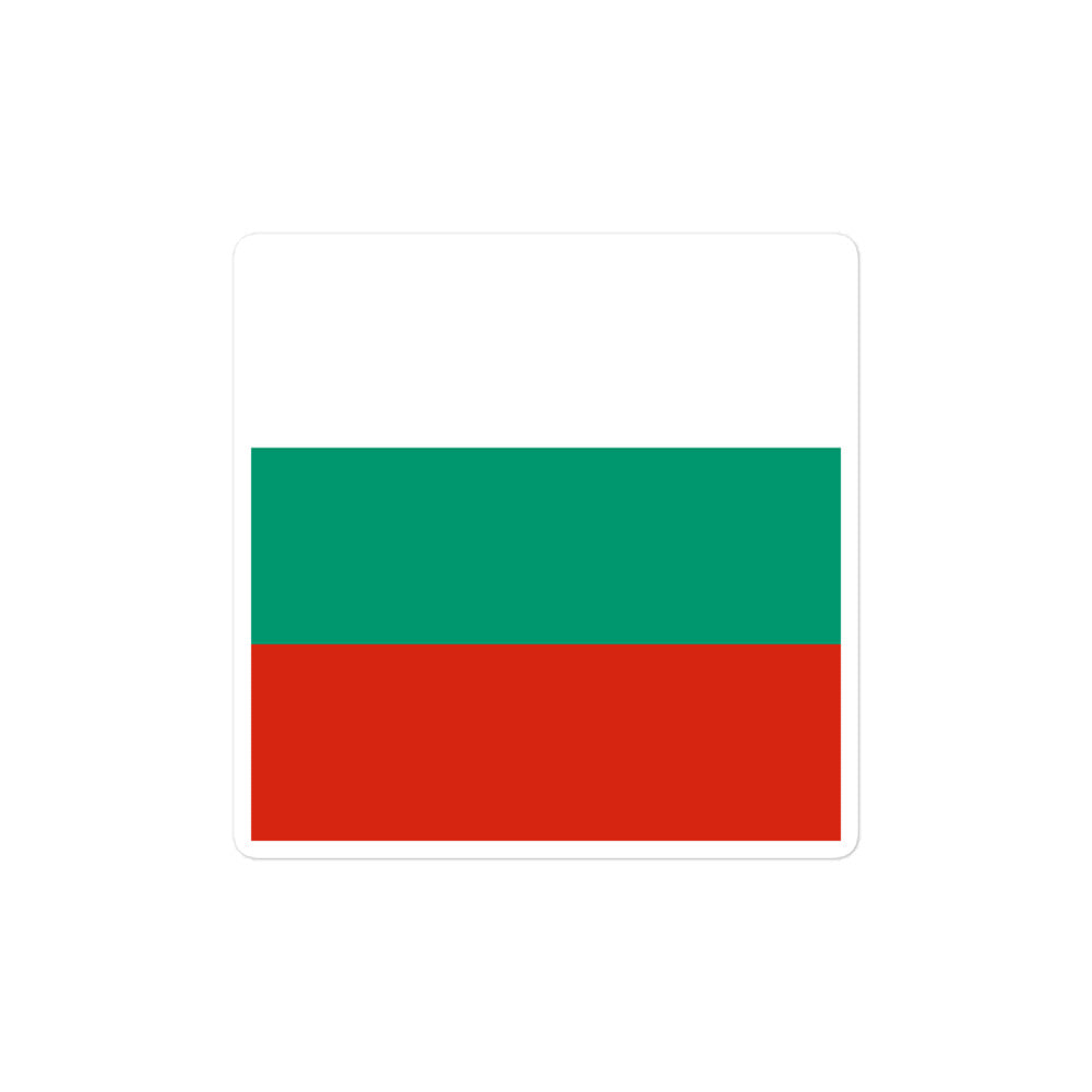 National Flag Stickers - Collection 1 Bulgaria sticker-4x4
