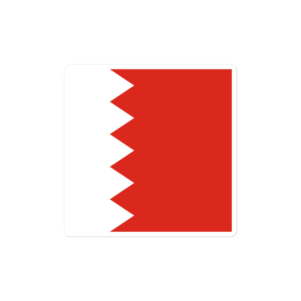 National Flag Stickers - Collection 1 Bahrain sticker-4x4