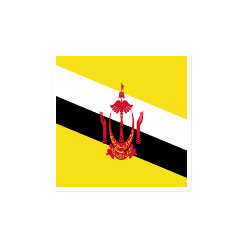 National Flag Stickers - Collection 2 Brunei / 2x2 / Satin
