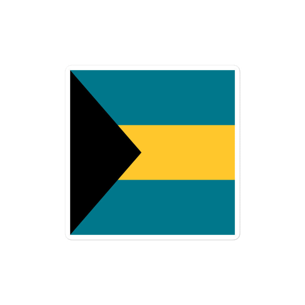National Flag Stickers - Collection 2 Bahamas sticker-4x4