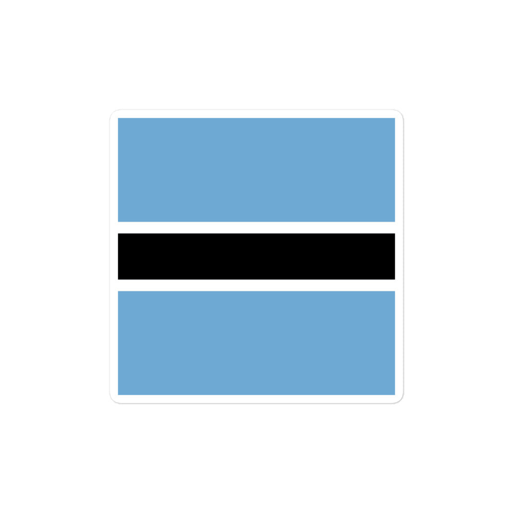 National Flag Stickers - Collection 2 Botswana sticker-4x4