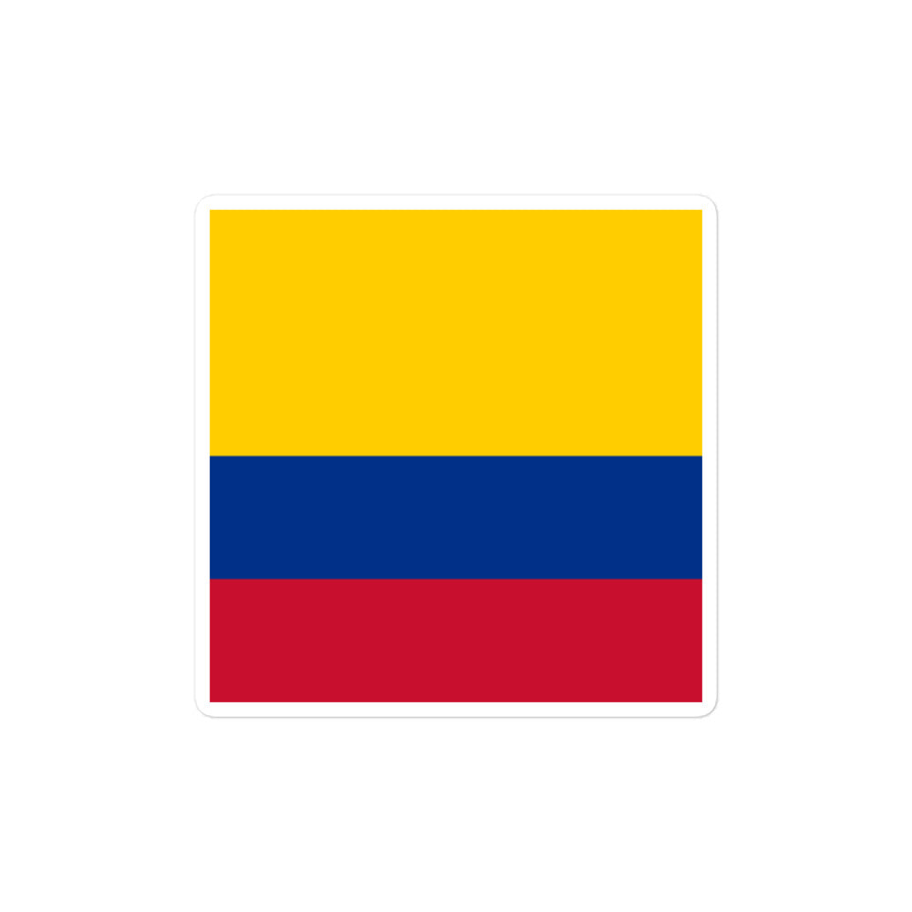 National Flag Stickers - Collection 2 Colombia sticker-4x4