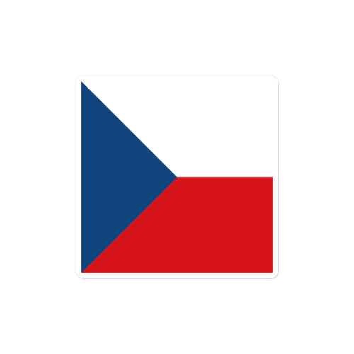 National Flag Stickers - Collection 3 Czech Republic / 2x2 / Satin