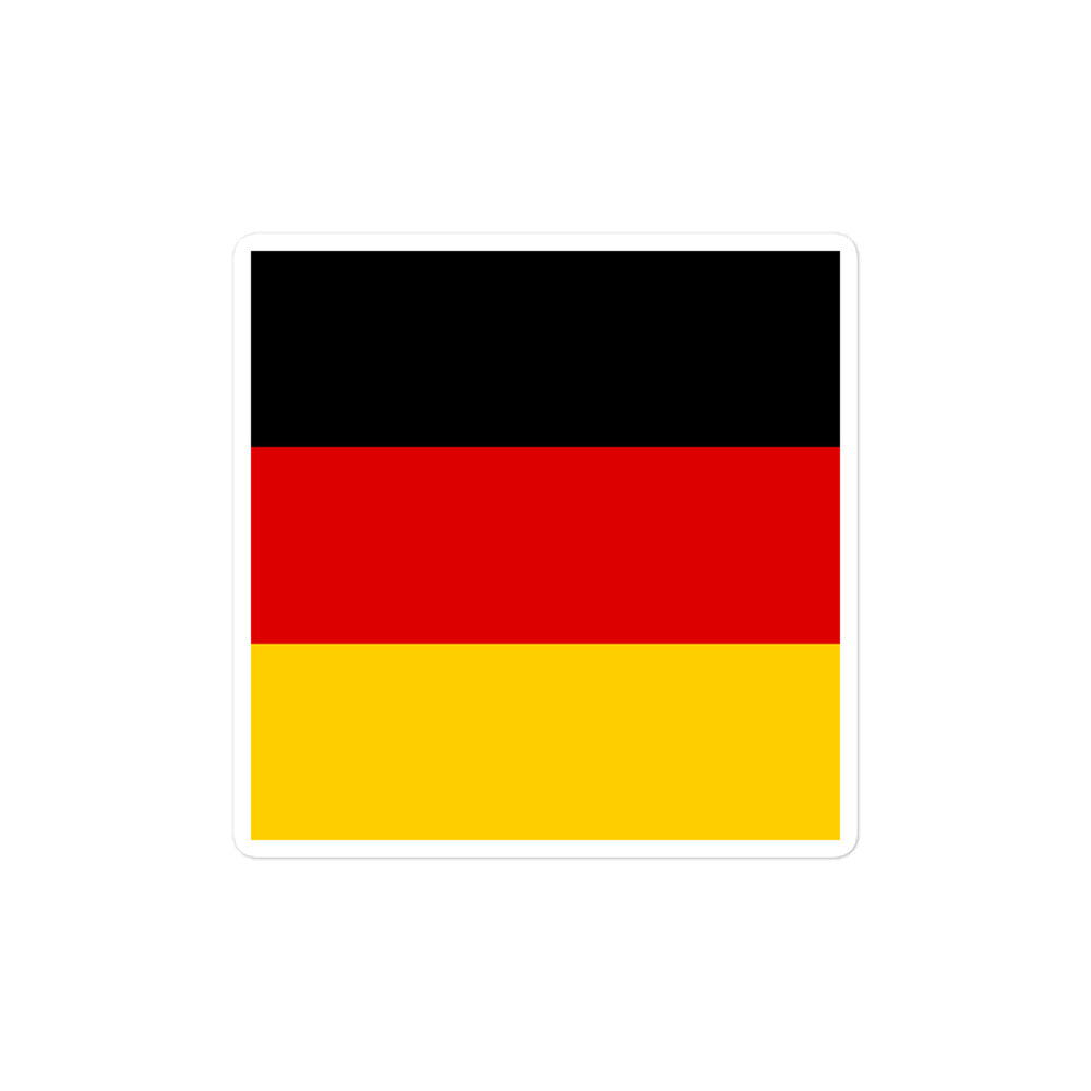 National Flag Stickers - Collection 3 Germany sticker-4x4