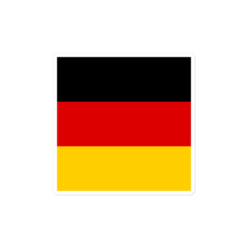 National Flag Stickers - Collection 3 Germany / 2x2 / Satin