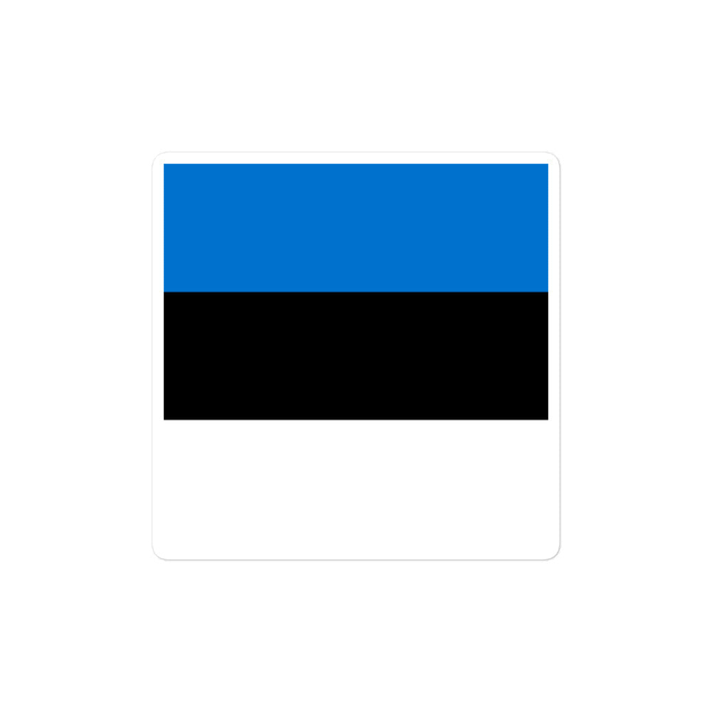 National Flag Stickers - Collection 3 Estonia sticker-4x4