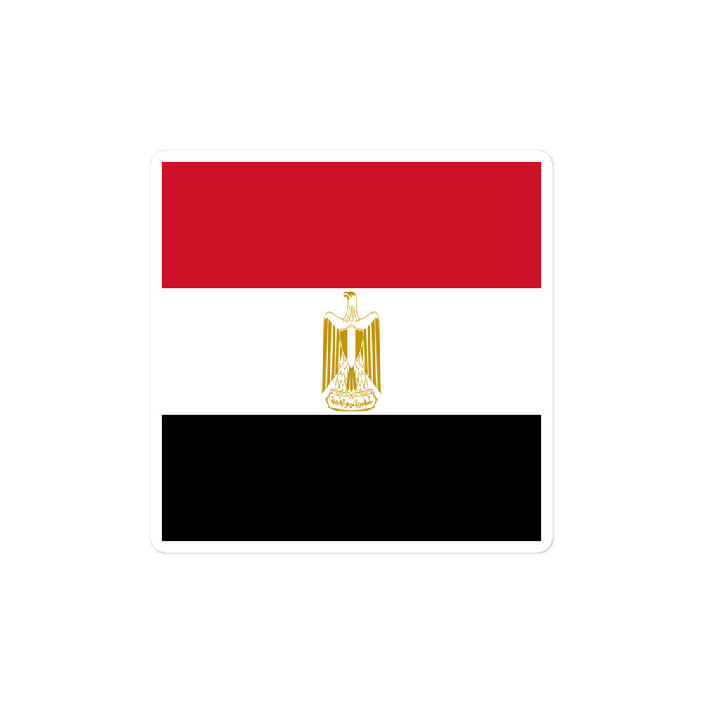 National Flag Stickers - Collection 3 Egypt sticker-4x4