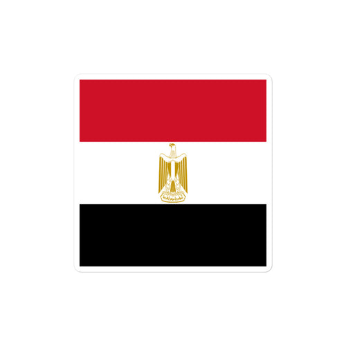 National Flag Stickers - Collection 3 Egypt / 2x2 / Satin