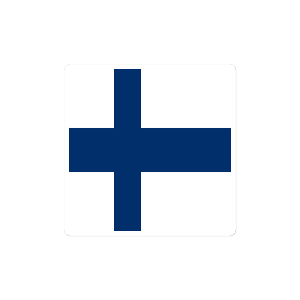 National Flag Stickers - Collection 3 Finland sticker-4x4